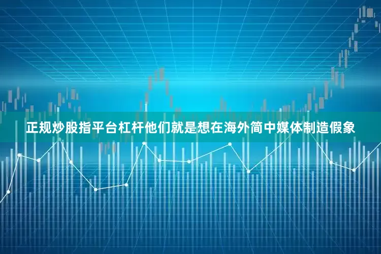 正规炒股指平台杠杆他们就是想在海外简中媒体制造假象